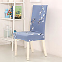 Floral Print Very Soft Chair Cover Stretch Removable Washable Dining Room Chair Protector Slipcovers Home Decor Dining Room Seat Cover