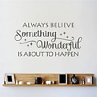 Florals Wall Stickers Words "es Wall Stickers Decorative Wall Stickers,  Vinyl Home Decoration Wall Decal Wall Decoration / Washable / Removable