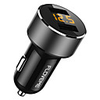 Floveme Car Charger 3.6A Quick Charger 12V-24V Input 2 USB Ports LED Digital Display USB Charger for Universal