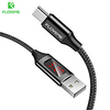 Floveme Digital Display Data Cable 1m 5v/2.4a Type-c Charging Cable Intelligent Current Display