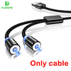 FLOVEME Large Current Charging 2-in-1 Data Cable 2.1 A 1.2m(4Ft) Normal Aluminum USB Cable Adapter For Samsung / Huawei / Xiaomi