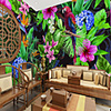 Flower and Bird Rainforest Suitable for TV Background Wall Wallpaper Murals Living Room Cafe Restaurant Bedroom Office XXXL(448280cm)