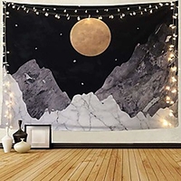 flower floral tapestry wall hangings mountain tapestry nature landscape tapestry for bedroom living room wall decoramp; 40;51.2 x 59.1 inchesamp; 41;