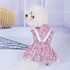 Flower Lace Dog Dress Cat Princess Suspender Costume Puppy Tutu FloralBow Clothes Puppy Embroidery Skirt for Cats Teddy Dog Small Medium Dogs miniinthebox