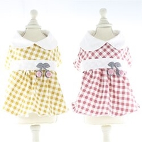 Flower Lace Dog Dress Cat Princess Suspender Costume Puppy Tutu FloralBow Clothes Puppy Embroidery Skirt for Cats Teddy Dog Small Medium Dogs miniinthebox