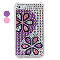 Flower Pattern Protective PVC Case for iPhone 4,  4S