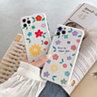Flower Pattern TPU Case For Apple iPhone 11 Pro Max 8 Plus 7 Plus 6 Plus Max Back Cover