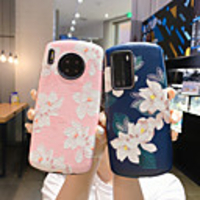 Flower Pattern TPU Case For P20 20pro 30 30pro 40 40pro 40pro Mate20 20pro 30 30pro Honor20 9x V30 V30pro Nova5 Nova6 Nova6se Nova7 Nova7pro Back Cover