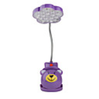 Flower Shaped Clip-ON Rechargeable Table Lamp (Color Assorted)