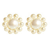 Flower Shaped Pearl Earring