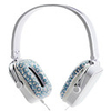 Flower Style Stereo Headphones (White)