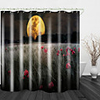 Flower Wheat Digital Printing Shower Curtain Shower Curtain Shower Curtains amp; Hooks Modern Polyester New Design