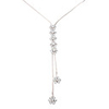 Flowers Shape Diamond Inlaid Necklace