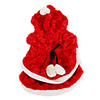 Fluffy Soft Warm Velcro Dog Cape (XS-XL,  Red)