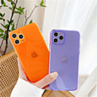 Fluorescence Candy Color Camera Protection Phone Case for iPhone SE 2020 / 11 / 11Pro / 11 Pro Max / X / XS / XR /XS Max / 7 / 7Plus / 8 / 8 Plus Clear Soft TPU Back Cover Capa