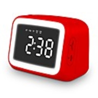 FM Bluetooth Speaker Alarm Clock Mini Speaker Support TF Card USB Portable Speaker BT 5.0 Extended Storage 32GB Display Screen