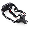 Focus Adjustable CREE Q5 3-Mode LED Headlamp (1 x 18650,  180 Lumen,  Black)