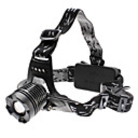 Focus Adjustable Zoom 3-Mode Cree XM-L T6 LED Headlamp (10w,  1000LM,  2x18650)
