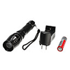 Focus Adjustable Zoom 5-Mode Cree XM-L T6 LED Flashlight Set (10w,  1000LM,  1x18650)