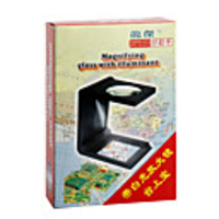 Foldable 5X Desktop Magnifier Magnifier with LED Illumination (2 AAA)