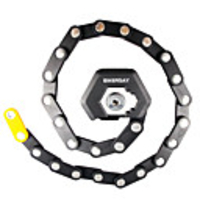 Foldable Chain Lock Folding Bike Lock Hamburger Lock Portable High Strength Extra Long Locking Security Durable For Road Bike Mountain Bike MTB Folding Bike Cycling Bicycle Steel Alloy Black