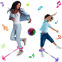 Foldable Flashing LED Skip Swing Jumping Wheel Cool Health Fun Sports Fitness Exercise Coordination Balance Fat Burning for Both Adults and Kids Great Gift Choice miniinthebox