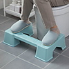 Foldable Plastic Toilet Stool,  Portable Step Stool for Bath Decor, Toilet Squat Step Stool 4 Colors White,  Blue,  Pink,  Beige