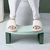 Foldable Plastic Toilet Stool,  Portable Step Stool for Bath Decor, Toilet Squat Step Stool White,  Blue,  Green Color