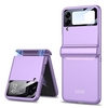 Folding Phone Case For Samsung Galaxy Z Flip 3 Slim Case Cover Hinge Protection Semi-auto Hinge Protective Case Hard Plastic Ultra Thin Case Shockproof miniinthebox