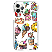 Food Case For Apple iPhone 12 iPhone 11 iPhone 12 Pro Max Unique Design Protective Case and Screen Protector Shockproof Back Cover TPU