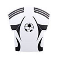 Football Soccer Shirt 4 Port USB 2.0 Hub (Black)