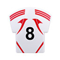 Football Team 4-Port USB 2.0 HUB(Red)
