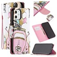 For Apple iPhone 12 Pro Max Wallet Card Holder with Stand Full Body Cases Cartoon PU Leather iPhone 12 Mini SE 2020 11 Pro XR XS Max 7 8 Plus 6 6S Plus