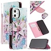 For Apple iPhone 12 Pro Max Wallet Card Holder with Stand Full Body Cases Flower PU Leather iPhone 12 Mini SE 2020 11 Pro XR XS Max 7 8 Plus 6 6S Plus