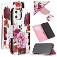 For Apple iPhone 12 Pro Max Wallet Card Holder with Stand Full Body Cases Flower PU Leather iPhone 12 Mini SE 2020 11 Pro XR XS Max 7 8 Plus 6 6S Plus