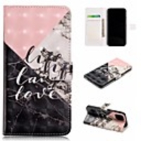 For Apple iPhone 12 Pro Max Wallet Card Holder with Stand Full Body Cases Word Phrase PU Leather iPhone 12 Mini SE 2020 11 Pro XR XS Max 7 8 Plus