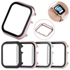 For Apple iWatch Series 7 / SE / 6/5/4/3/2/1 Alloy Screen Protector Smart Watch Case Compatibility 38mm 40mm 41mm 42mm 44mm 45mm miniinthebox
