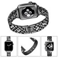 For Apple Watch Band Series 5 4 3 2 1 Diamond Band Strap for iWatch 44MM 40MM 42MM 38MM Stainless Steel Bracelet Belt
