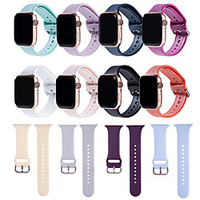 For Apple Watch Strap 44MM 40MM 38MM 42MM Silicone Sport iwatch Wrist Watch Band miniinthebox