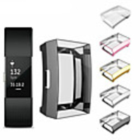 For Fitbit Charge 2 Bracelet TPU Ultrathin Full Protective Case Clear Cover