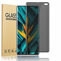 for galaxy s10/s10 plus 5g privacy screen protector,  tempered glass [anti-spy] [9h hardness] [3d curved] [easy installation] [darken screen] hd protective film for samsung galaxy s10 (6.4)