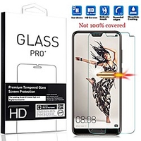 for huawei p20 pro screen protector tempered glass smartphone protective film (pack 2)