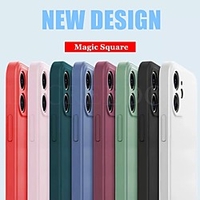 For iphone 12 Pro Case Magic Square Silicone Anti-slip Original Case For iphone 12 Pro Max 12 Mini 11 Pro Max XR XS Max iphone 6 7 8 Plus