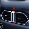 For Mazda CX5 CX-5 2017 2018 2019 Car Dashboard Dash Warning Light Alert Push Button Switch Trim Ring Cover Accessories