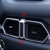 For Mazda CX5 CX-5 2017 2018 2019 Car Dashboard Dash Warning Light Alert Push Button Switch Trim Ring Cover Accessories