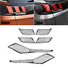 For Peugeot 3008 3008GT 2017 2018 2019 Car Rear Tail Light Lamp Cover Honeycomb Stickers Protector Taillight Decoration Decal