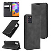 For Samsung Galaxy A10/A20/A30 Retro-skin Business Magnetic Suction Leather Case with Holder amp; Card Slots amp; Wallet