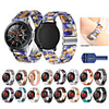 For Samsung Galaxy watch 46mm /Gear S3/ Gear2 / Gear2 Neo / Live Resin Strap Butterfly Buckle and Strap regulator