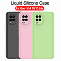 For Xiaomi Mi 10 Lite Case Liquid Silicone Soft Back Cover for Xiaomi Mi 10 / 10 Pro for Redmi Note 9S / 9 Pro / 9Pro Max / K30 / K30Pro Case