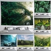 Forest Landscape Wall Tapestry Art Decor Blanket Curtain Hanging Home Bedroom Living Room Decoration Polyester miniinthebox